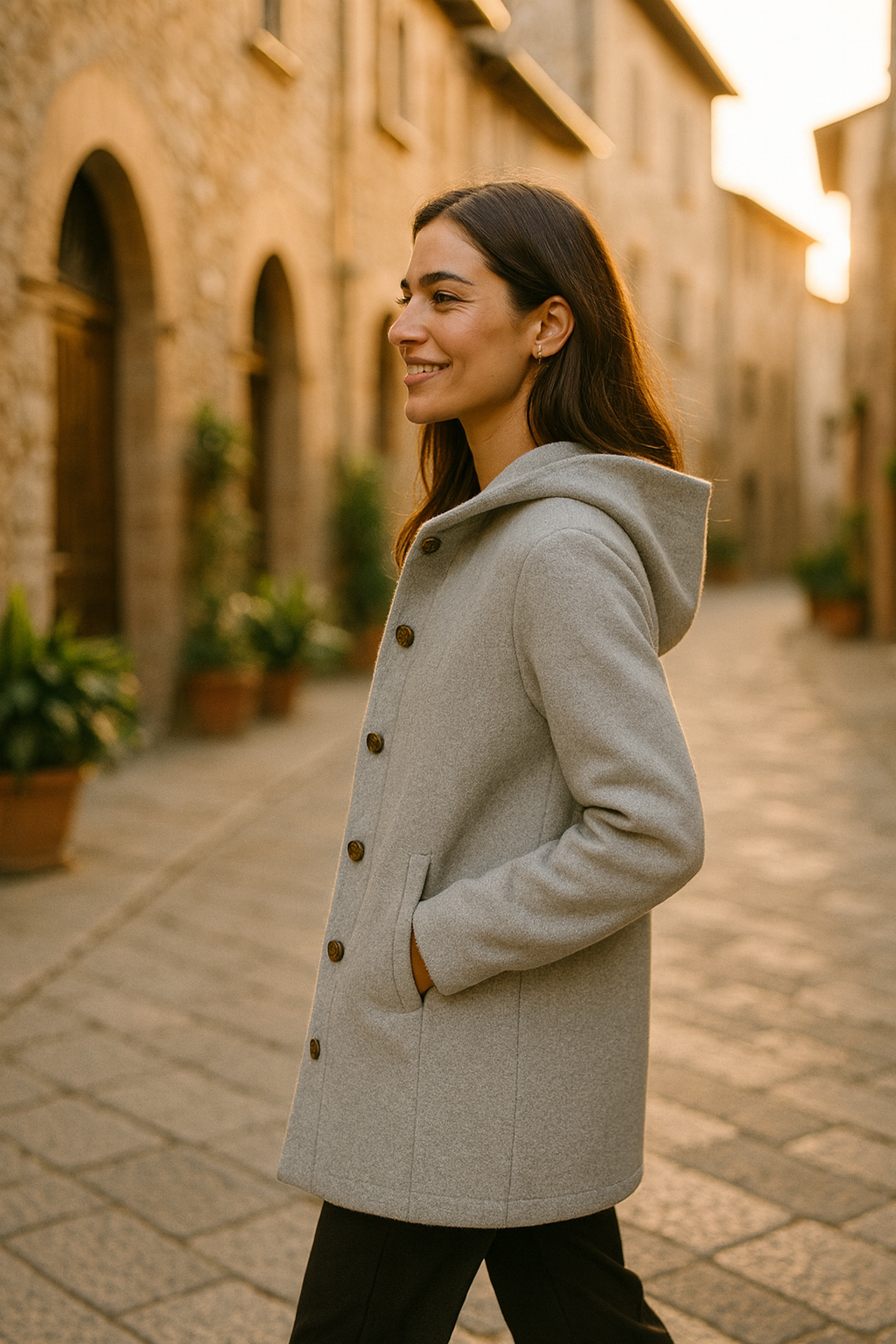 Elisa | Cappotto di Lana Elegante