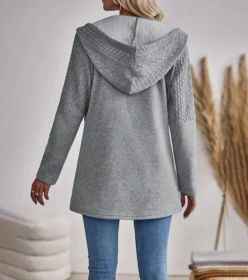 ELVIRA™|FELPA CON CAPPUCCIO