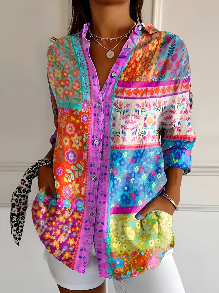 Camicia Luna con Stampa Radiante