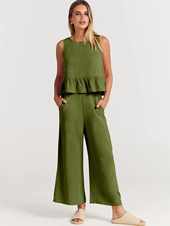 Completo Elise Canotta e Pantaloni