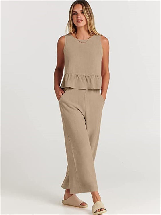 Completo Elise Canotta e Pantaloni