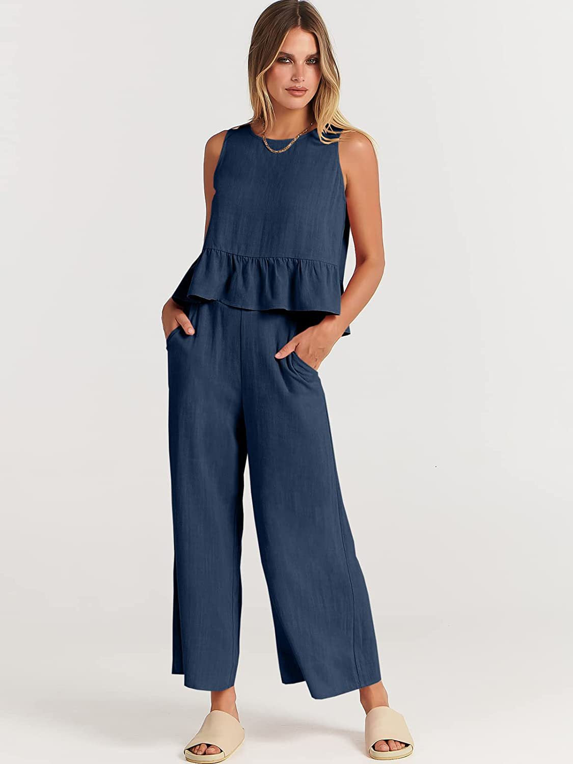 Completo Elise Canotta e Pantaloni