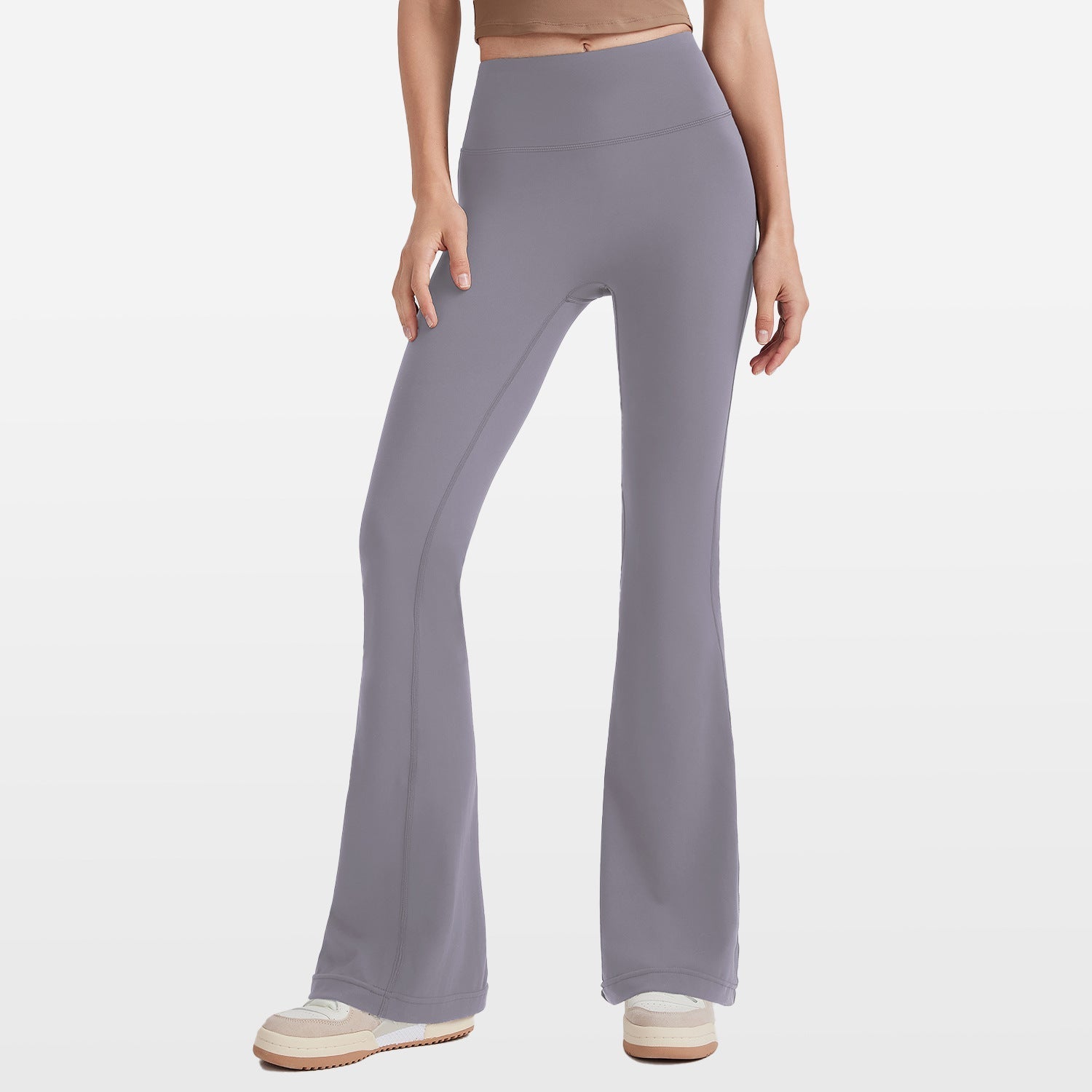 Serena - Pantaloni casual con gamba a Campana