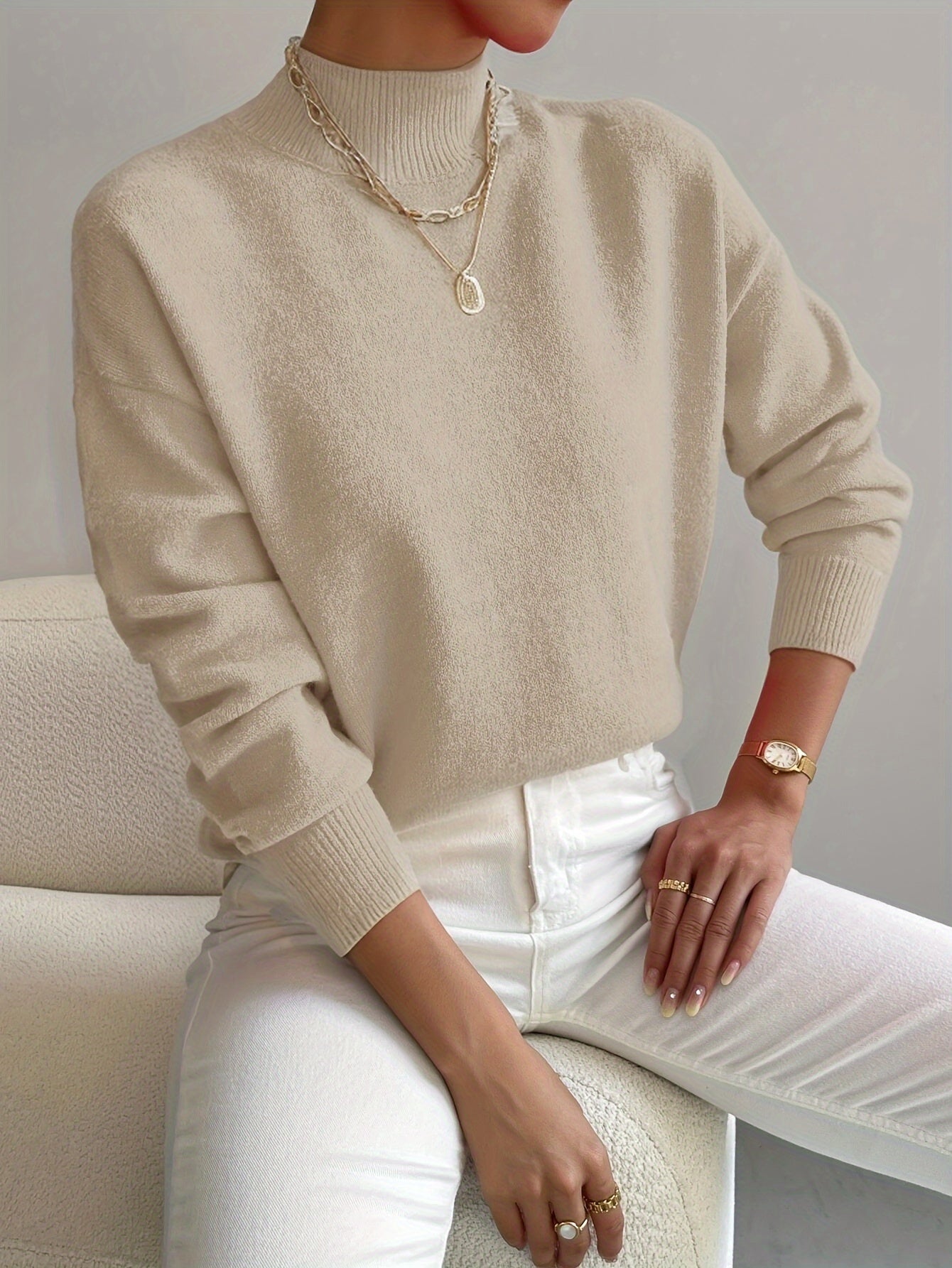 HAYLIE™|MAGLIONE DOLCEVITA ELEGANTE