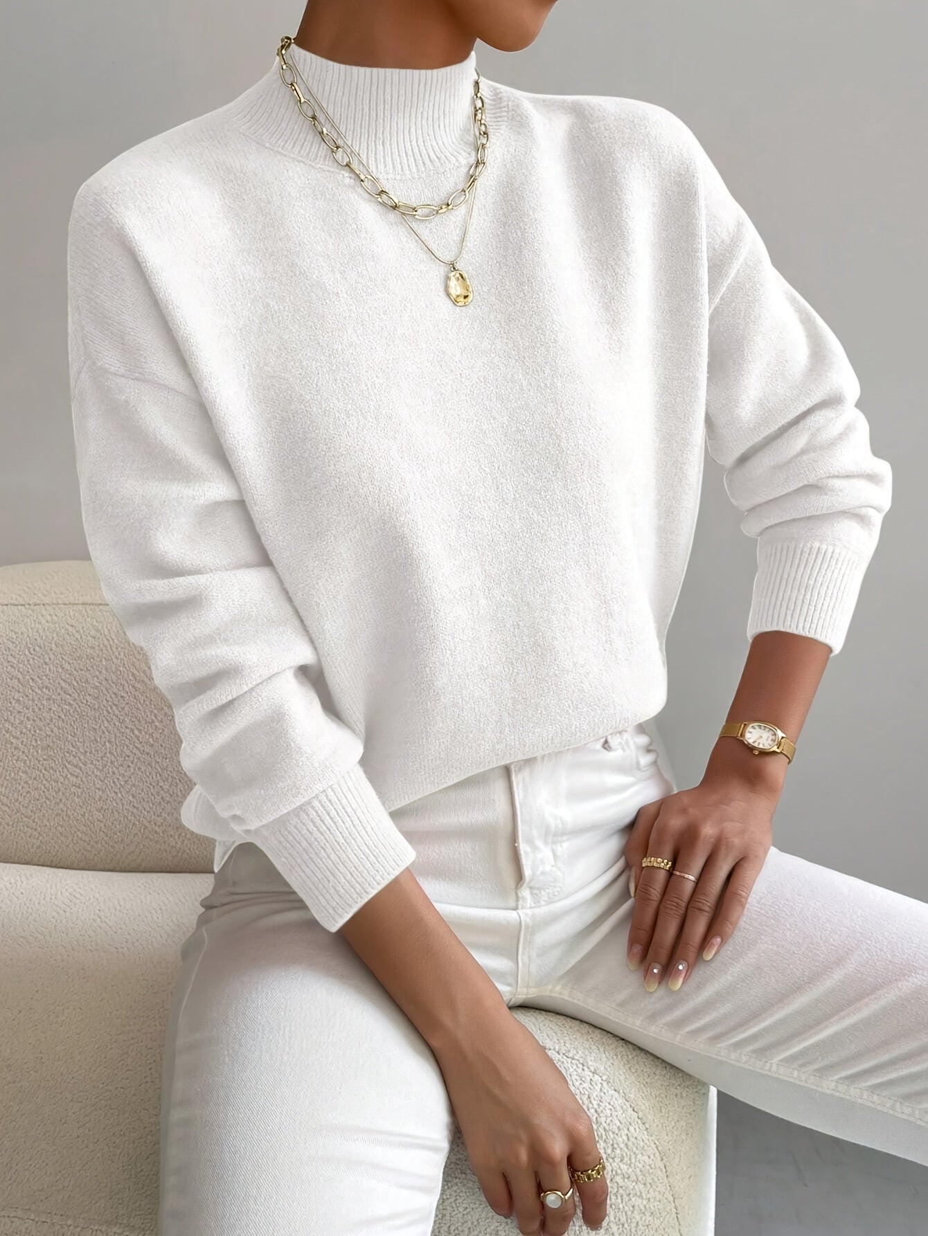 HAYLIE™|MAGLIONE DOLCEVITA ELEGANTE
