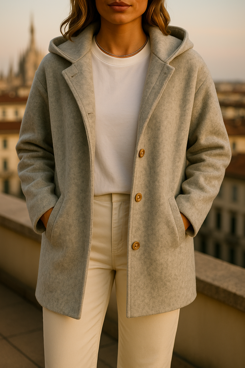 Elisa | Cappotto di Lana Elegante
