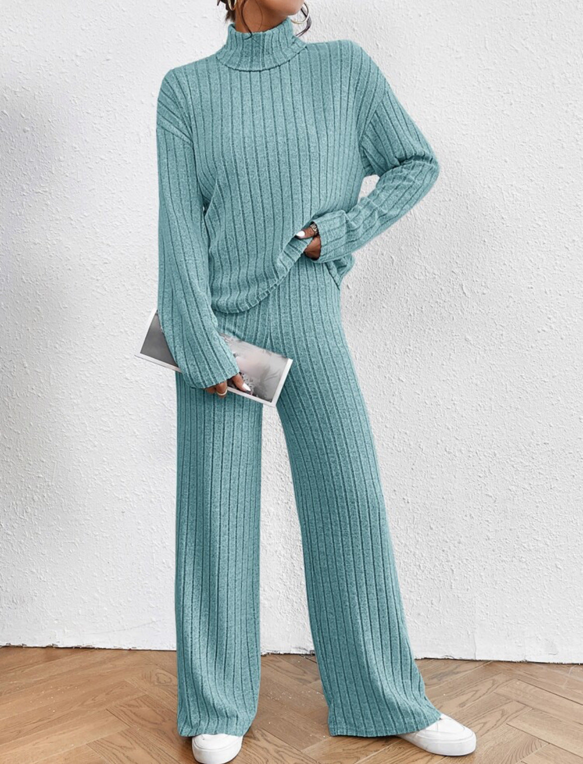 Completo Donna Blusa e Pantaloni Eleganti Casual – Camilla