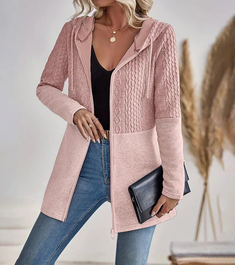 ELVIRA™|FELPA CON CAPPUCCIO