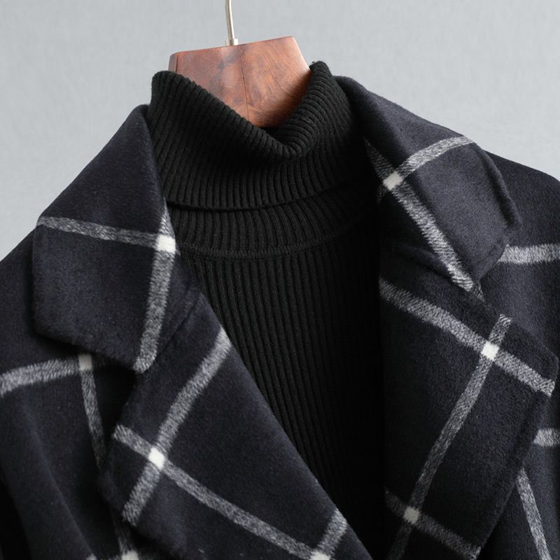 Valeria - Cappotto Elegante a Quadri in Lana