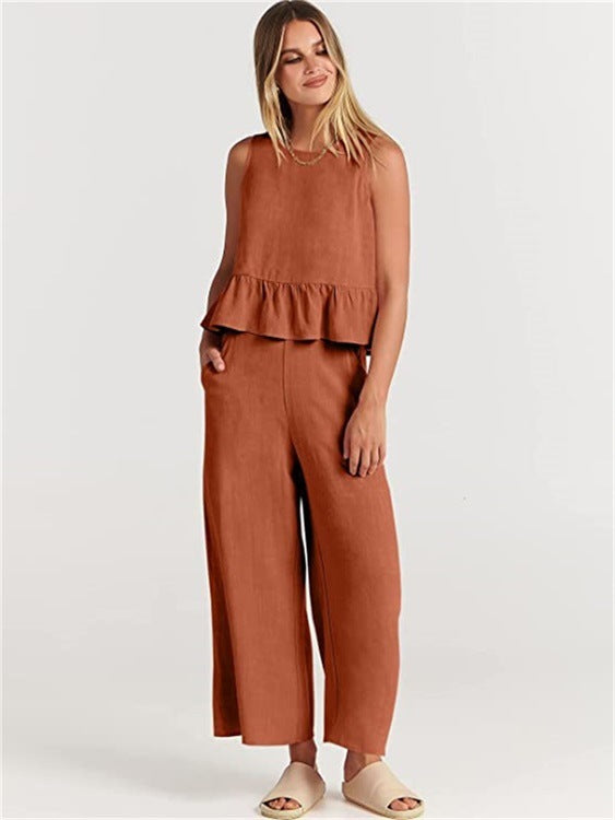 Completo Elise Canotta e Pantaloni