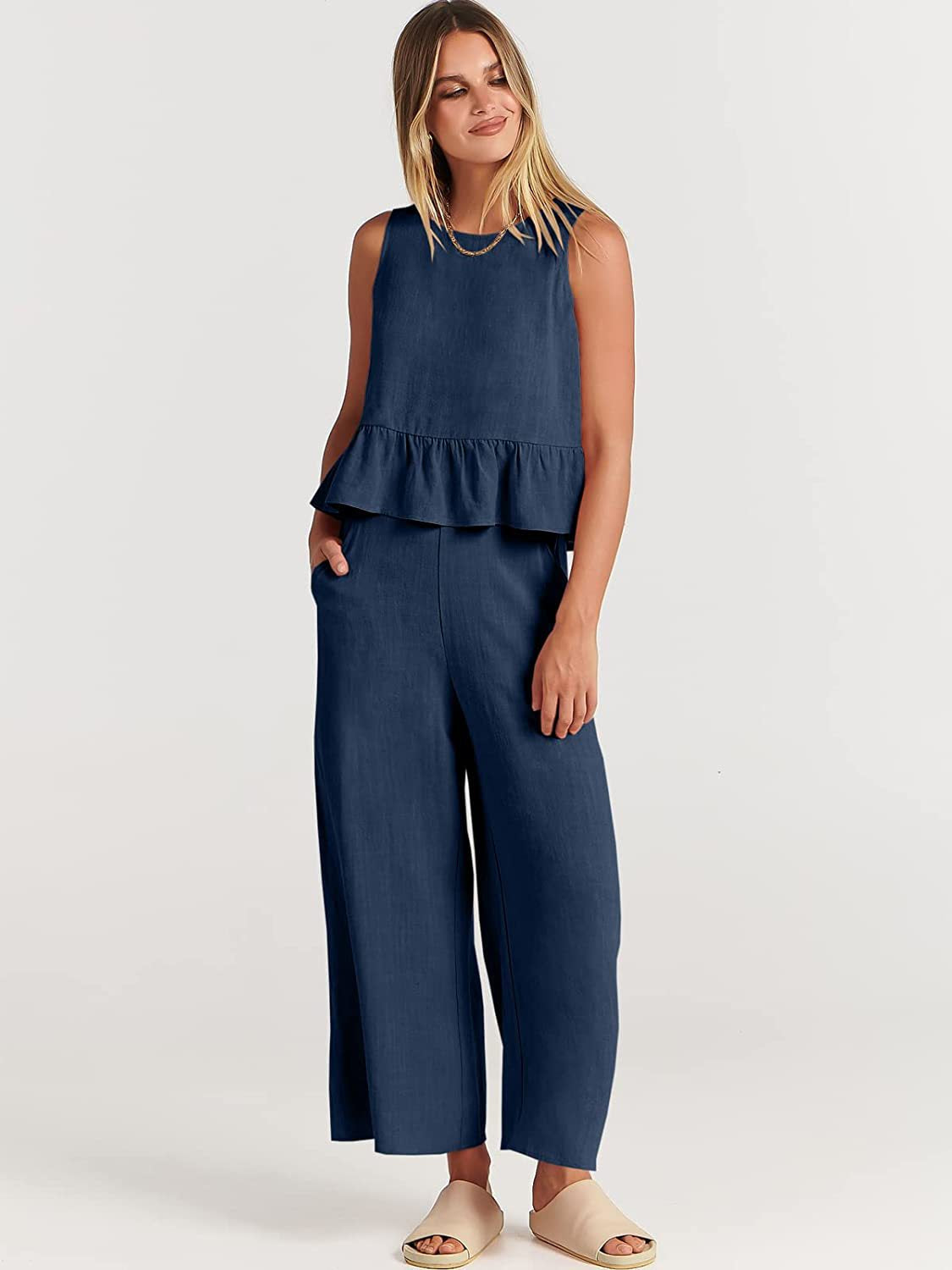Completo Elise Canotta e Pantaloni