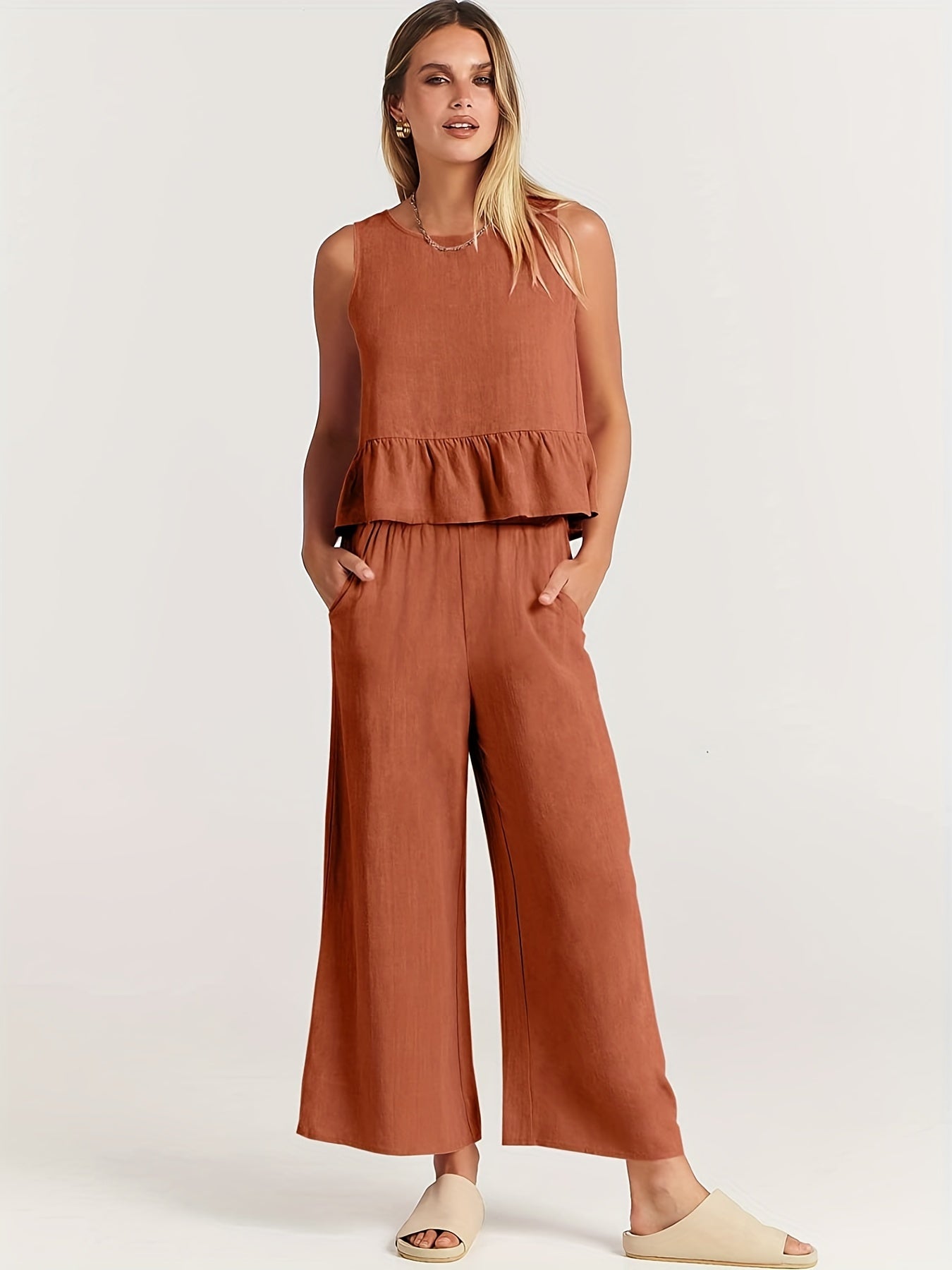 Completo Elise Canotta e Pantaloni