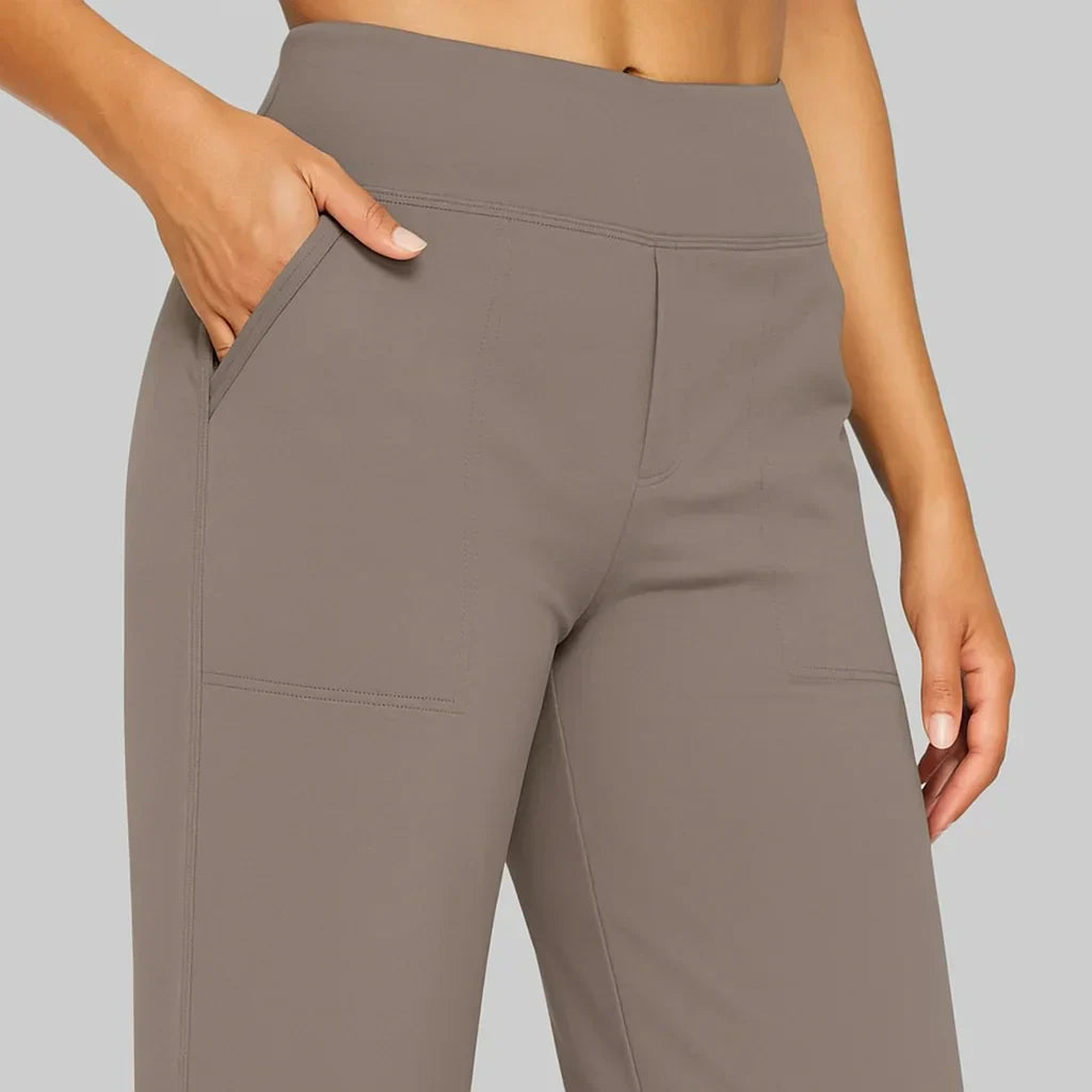 Elena – Pantaloni Comfort in Tessuto Stretch