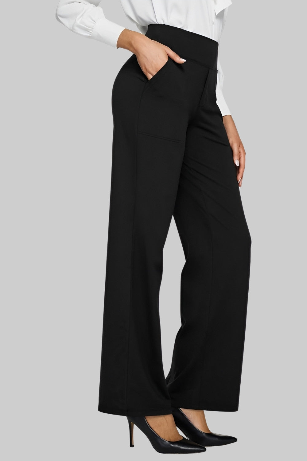 Elena – Pantaloni Comfort in Tessuto Stretch