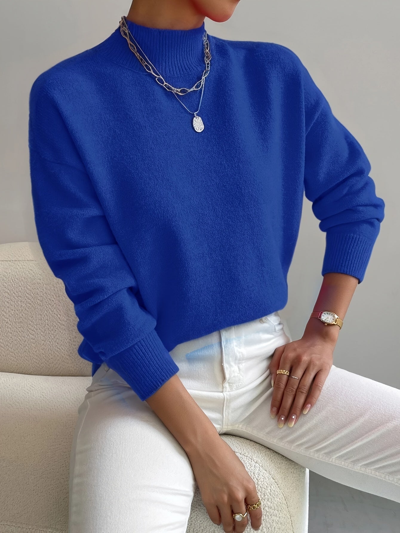 HAYLIE™|MAGLIONE DOLCEVITA ELEGANTE